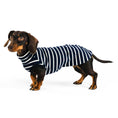 Load image into Gallery viewer, Dackel Cotton Long Shirt Stripes Navy