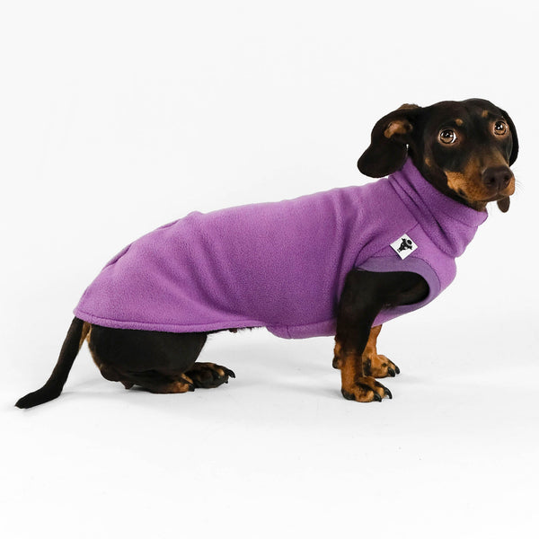 Dackel Fleece Long Shirt 2.0 in Violet