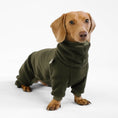 Load image into Gallery viewer, Dachshund Onesie Dark Olive