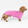 Load image into Gallery viewer, Dachshund Fleece Sweater Bubblegum