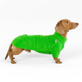 Load image into Gallery viewer, Dackel Fleece Pullover Apfelgrün