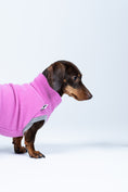 Load image into Gallery viewer, Dackel im Seitenprofil im Long Shirt in Bubblegum – perfekt für tiefe Brust undlangem Rücken