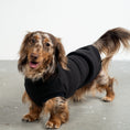 Load image into Gallery viewer, Fleece Shirt Dackel Schwarz – optimale Passform für Windhunde, Whippets und Dackel