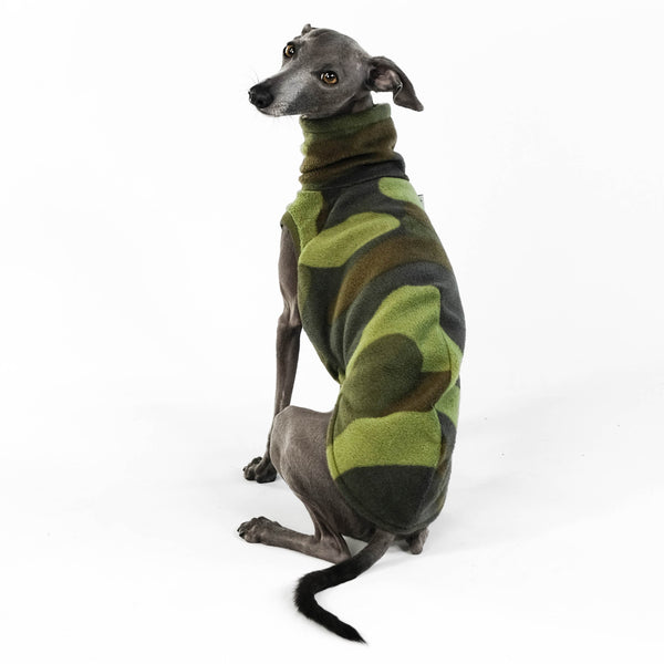 Windspiel Fleece Shirt Camouflage
