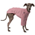 Load image into Gallery viewer, Pullover Iggy Mulberry – hochwertige Hundekleidung für Dackel, Windspiele und Windhunde von Karma Hund Berlin – Ganzkörperansicht am Hund