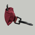 Load image into Gallery viewer, Softshell Kotbeutelhalter Weinrot