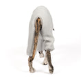 Load image into Gallery viewer, Teddy Overall Windhund Light Grey – Hundekleidung für Dackel, Windspiele und Whippets – Rückenansicht