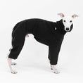 Load image into Gallery viewer, Whippet Overall Fleece Schwarz