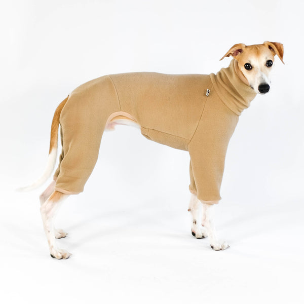 Whippet Fleece Overall Camel