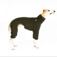 Load image into Gallery viewer, Whippet Fleece Overall Dark Olive