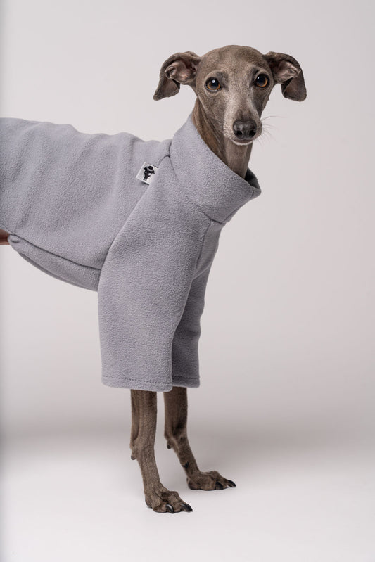 Italienisches windspiel Fleece Pullover Light Gray