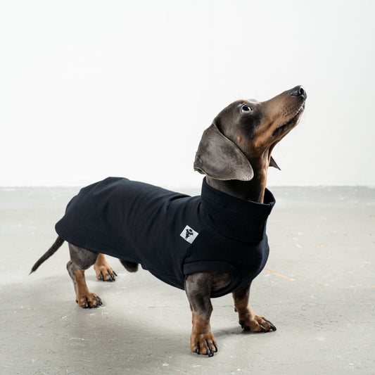 COTTON SHIRT Dachshund Black