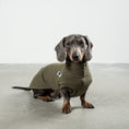 Load image into Gallery viewer, COTTON SHIRT Dachshund Dark Olive
