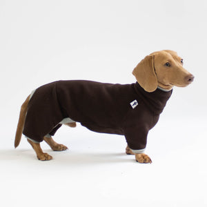 Dachshund Overall in Brown