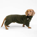 Load image into Gallery viewer, Dackel Fleece Overall Dark Olive
