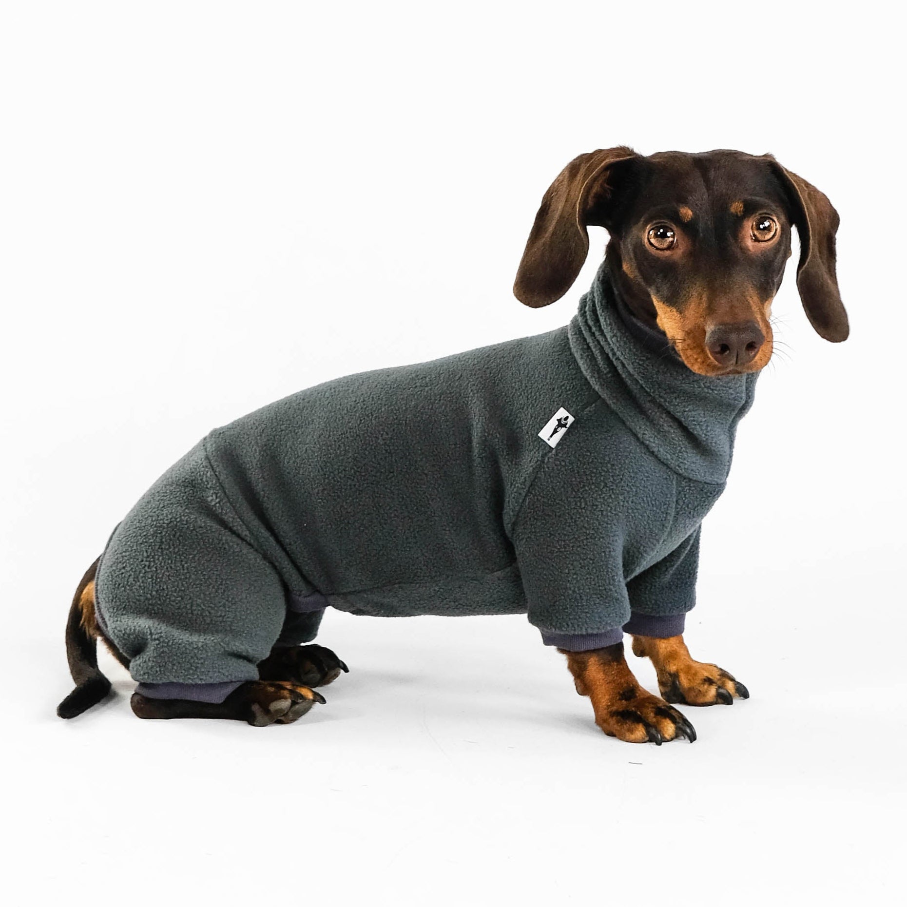 Dackel Fleece Overall Graphite