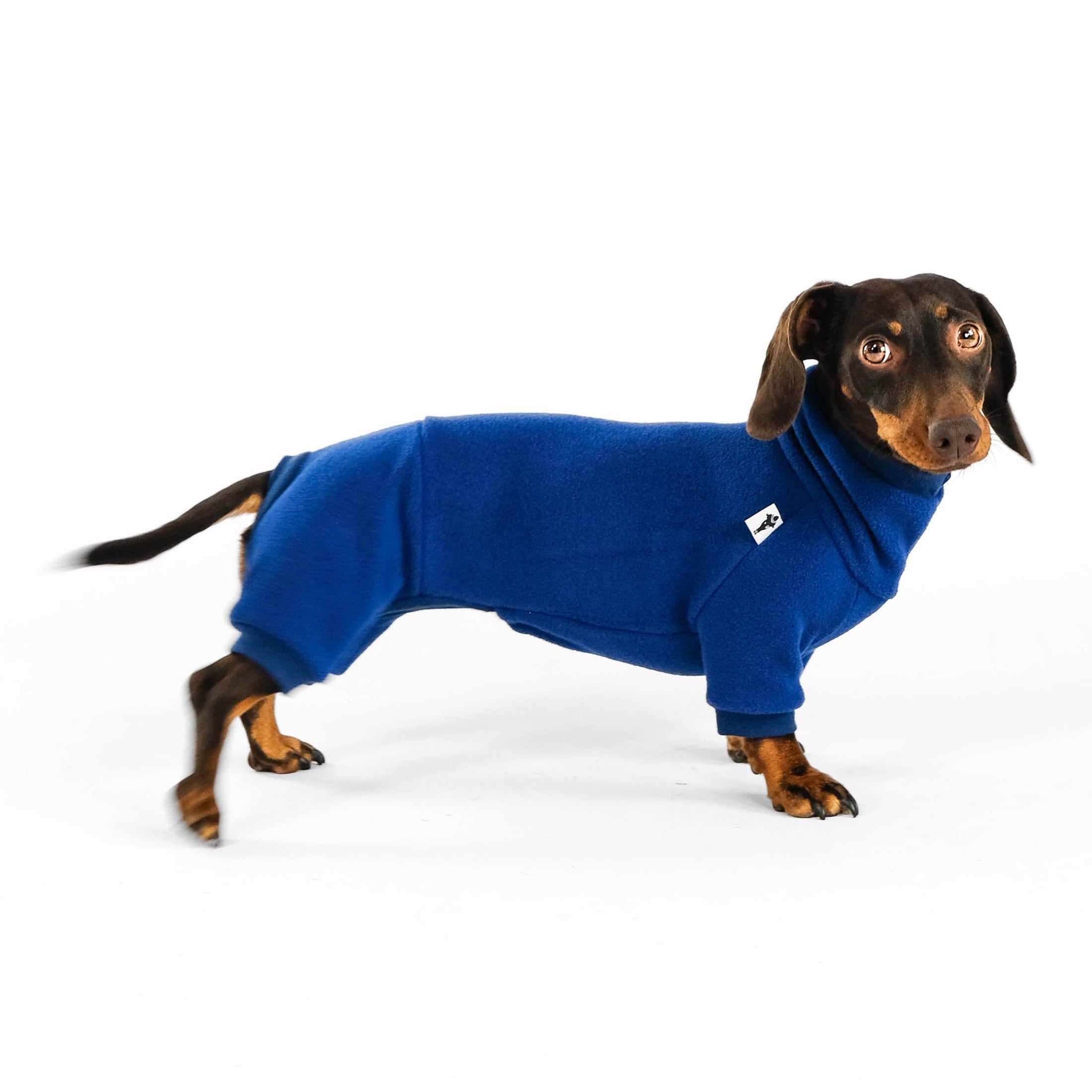 Dackel Fleece Overall Navy