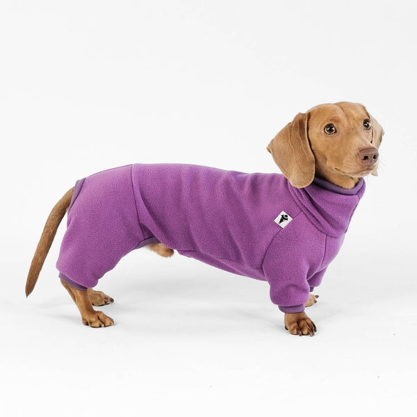 Dackel Overall Violet Fleece