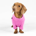 Load image into Gallery viewer, Dachshund Polar Fleece Bubblegum
