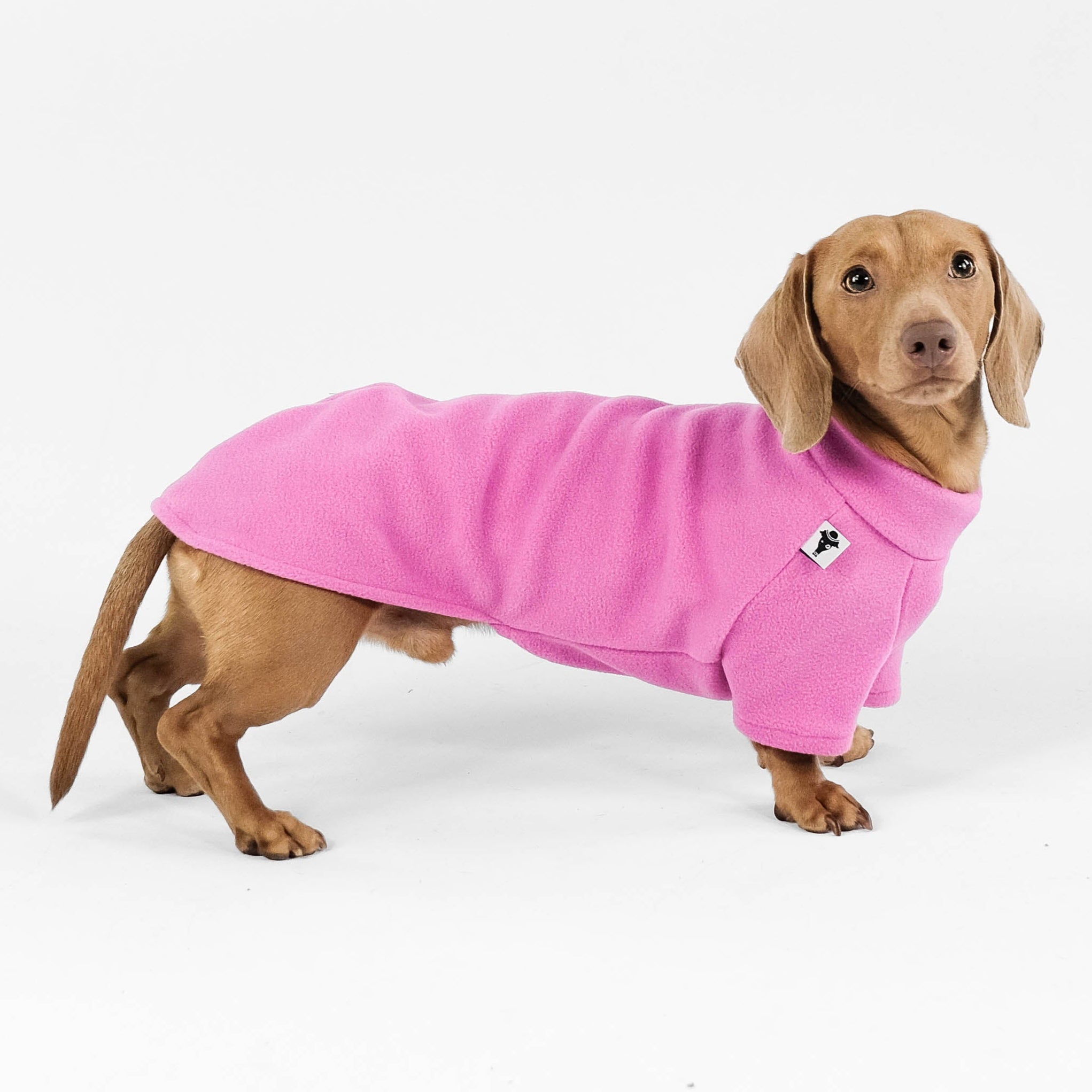 Dackel Fleece Pullover Bubblegum