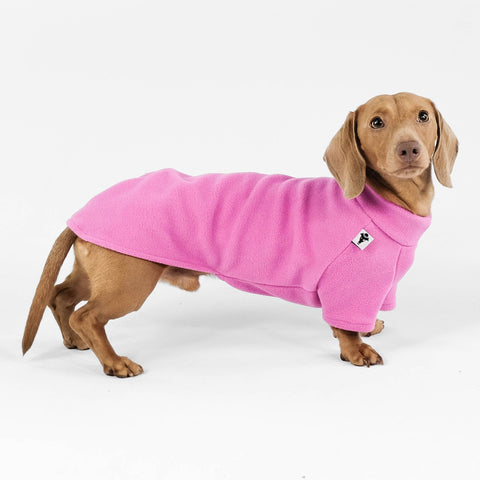 Dackel Fleece Pullover Bubblegum