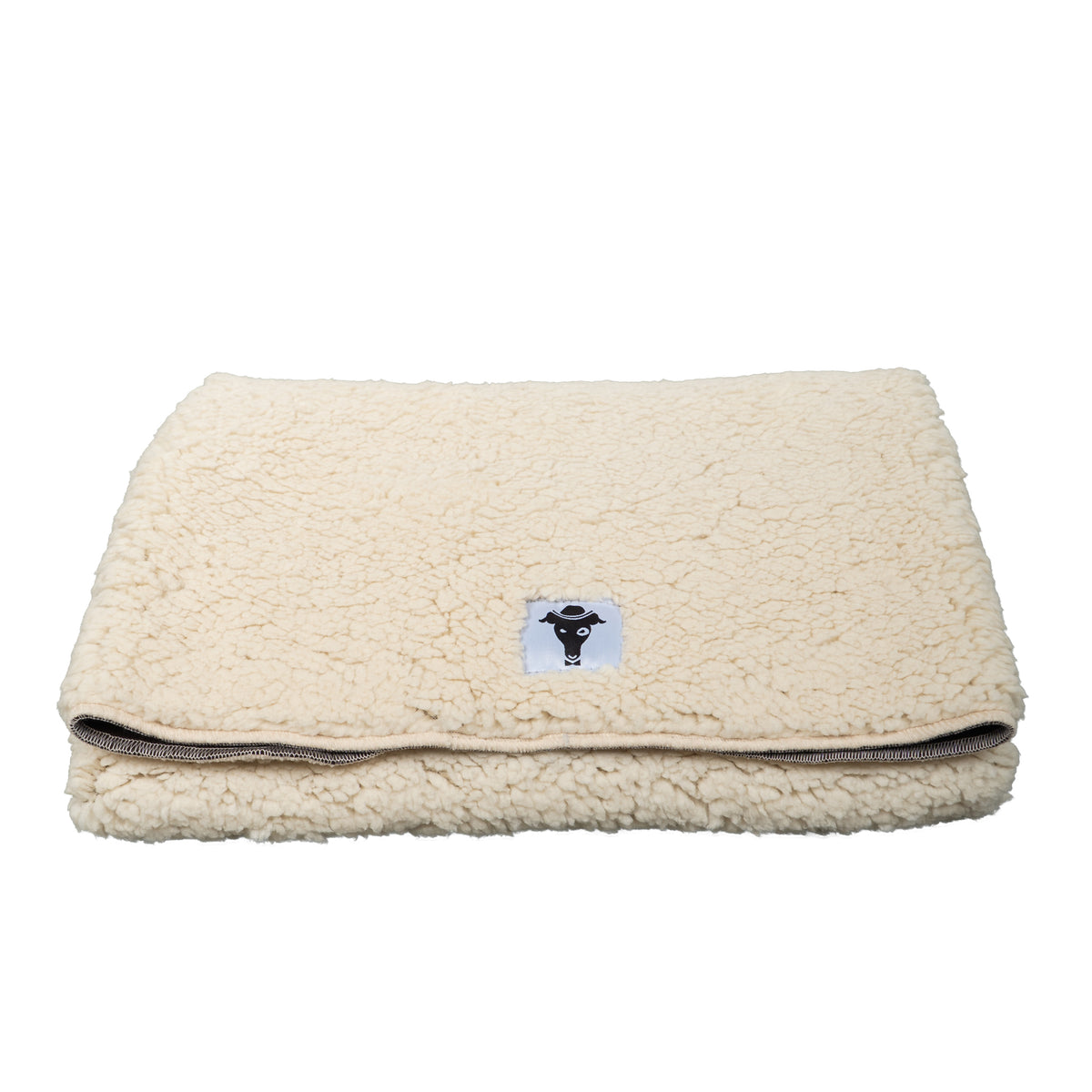 Teddy Kuscheldecke Dunkelbraun/Beige