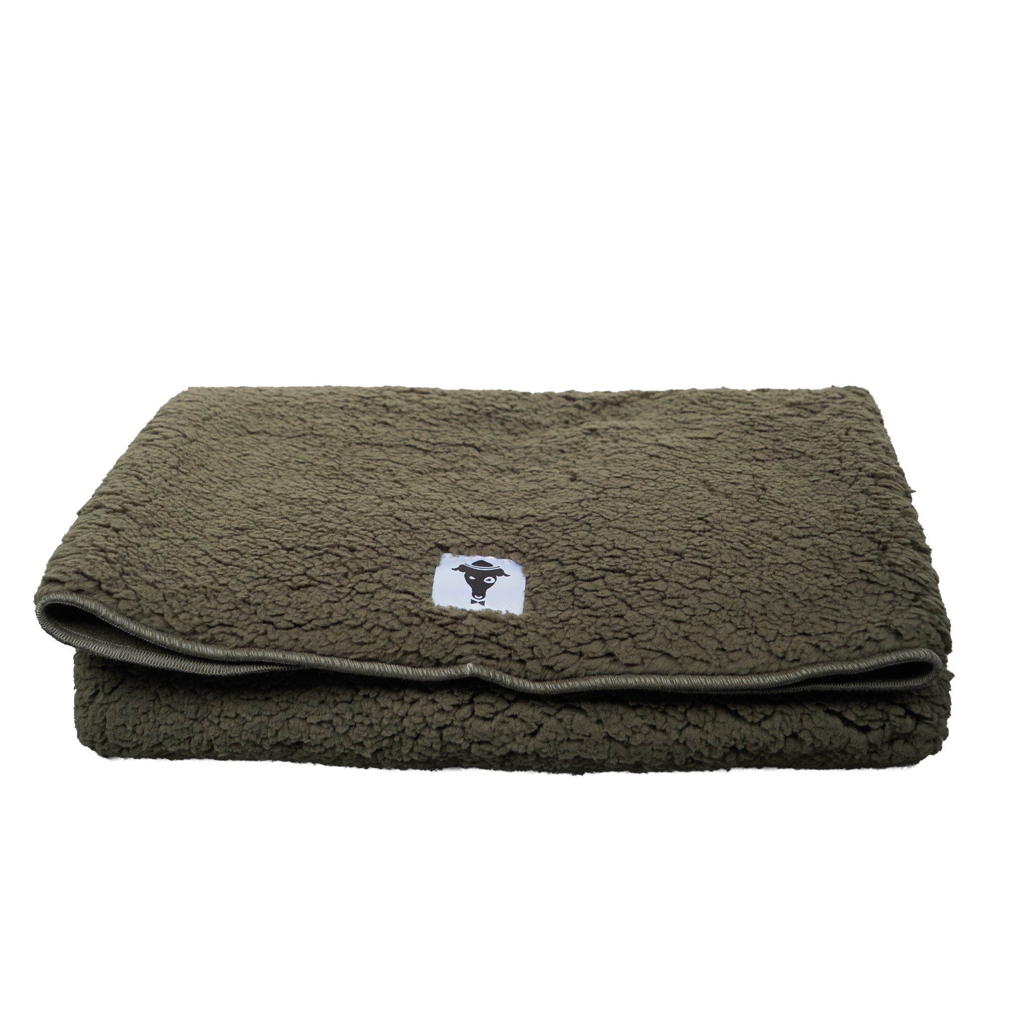 Teddy Kuscheldecke Olivgrün