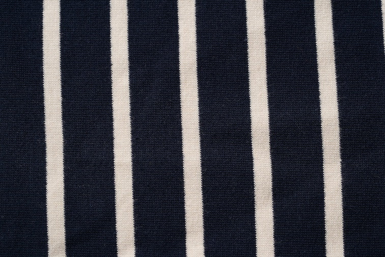COTTON SHIRT Iggy Dunkelblau gestreift