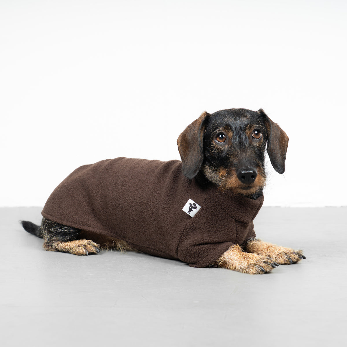 PULLOVER Dackel Dunkelbraun
