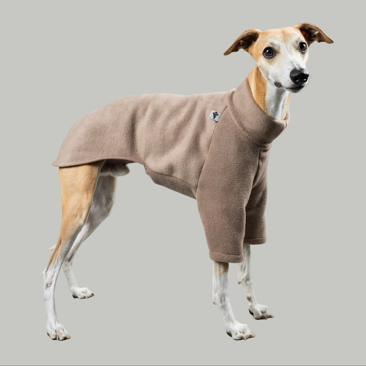 Polar Fleece Sweater for Whippets Vol. 2. Walnut 