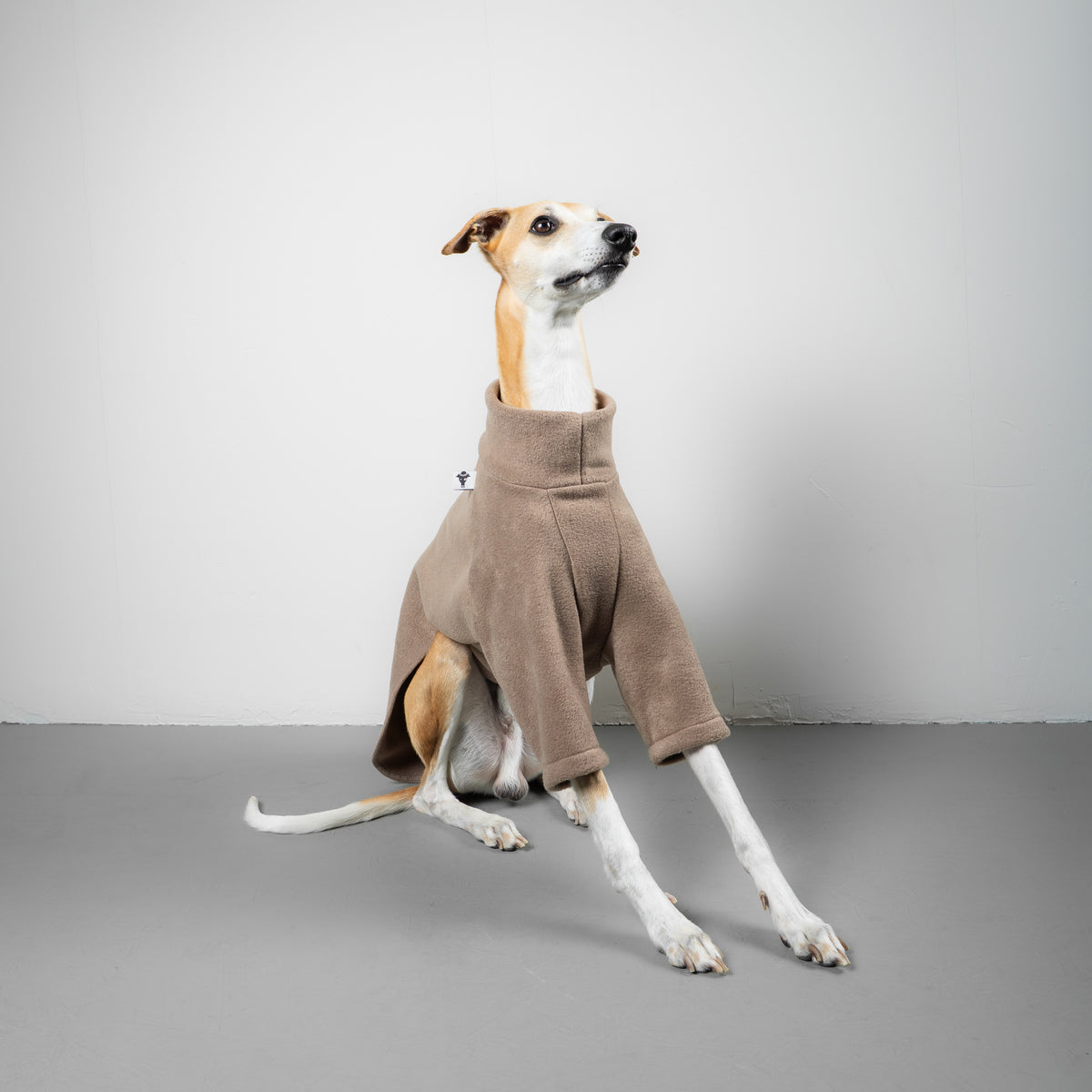 Polar Fleece Sweater for Whippets Vol. 2. Walnut 