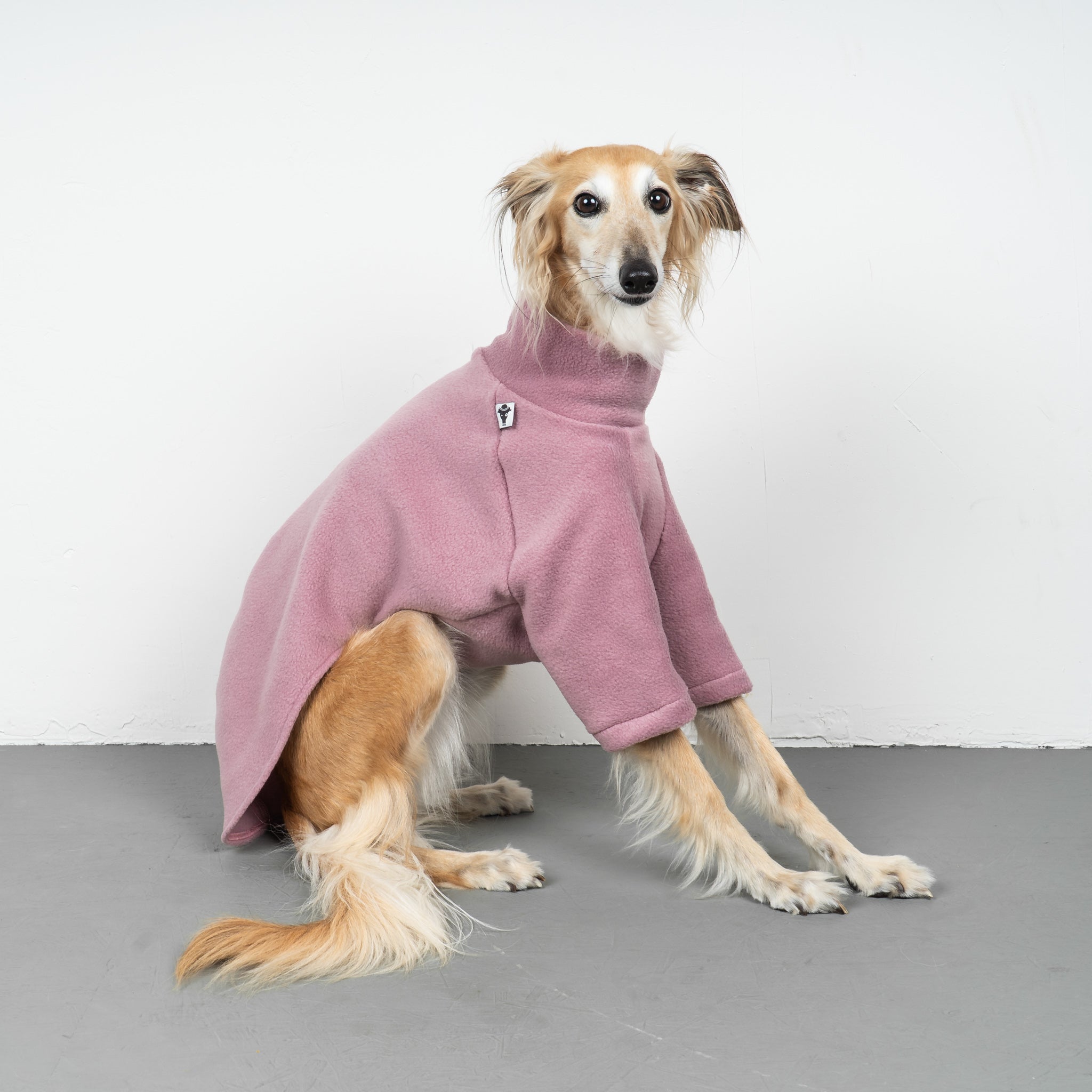 Polar Fleece Sweater for Whippets Vol. 2. Mulberry 