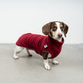 Load image into Gallery viewer, FLEECE SHIRT Dackel Bordeaux
