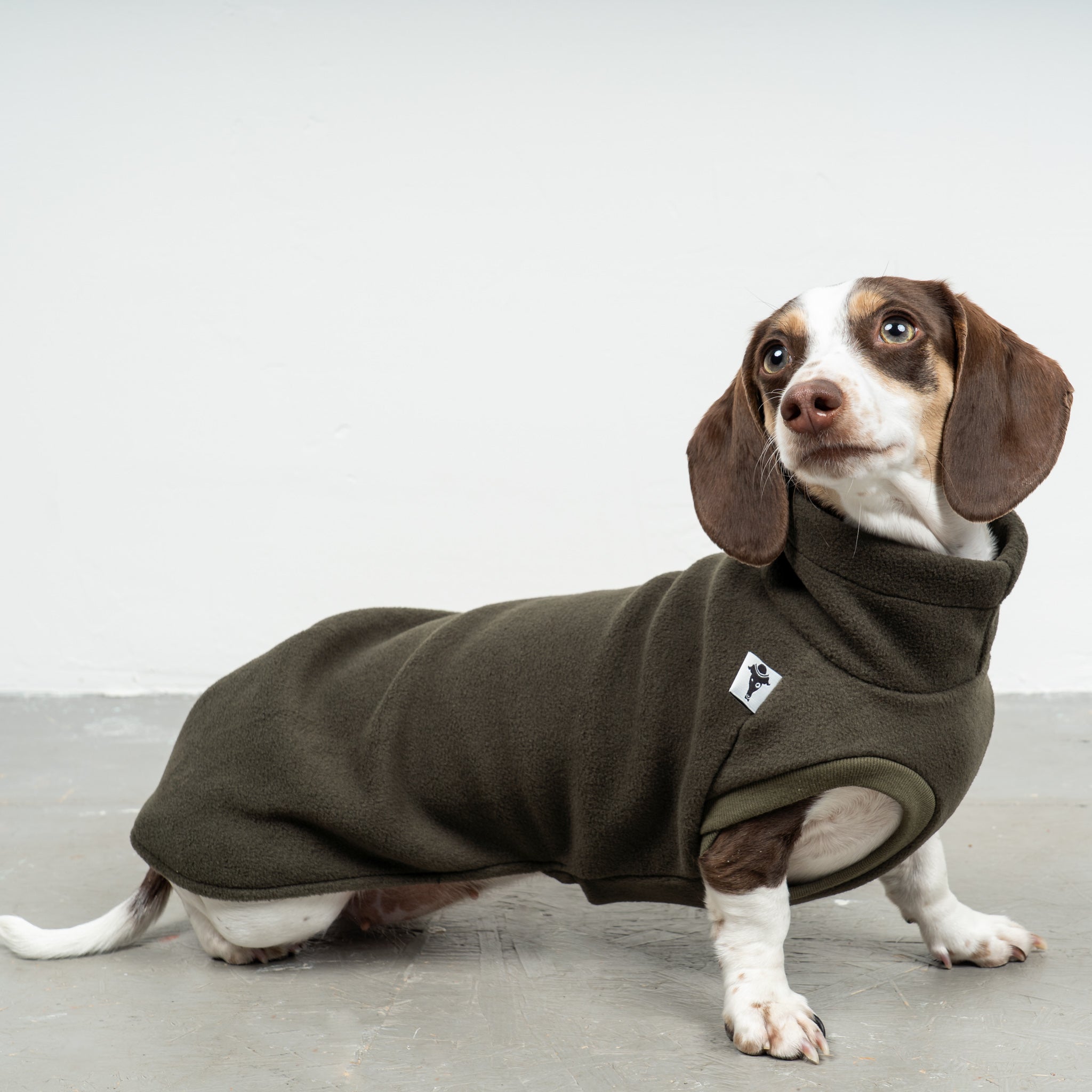 FLEECE SHIRT Dackel Dark Olive