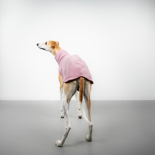FLEECE SHIRT Windhund Altrosa