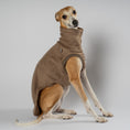 Load image into Gallery viewer, Fleece Shirt Windhund Walnut – optimale Passform für Windhunde, Whippets und Dackel

