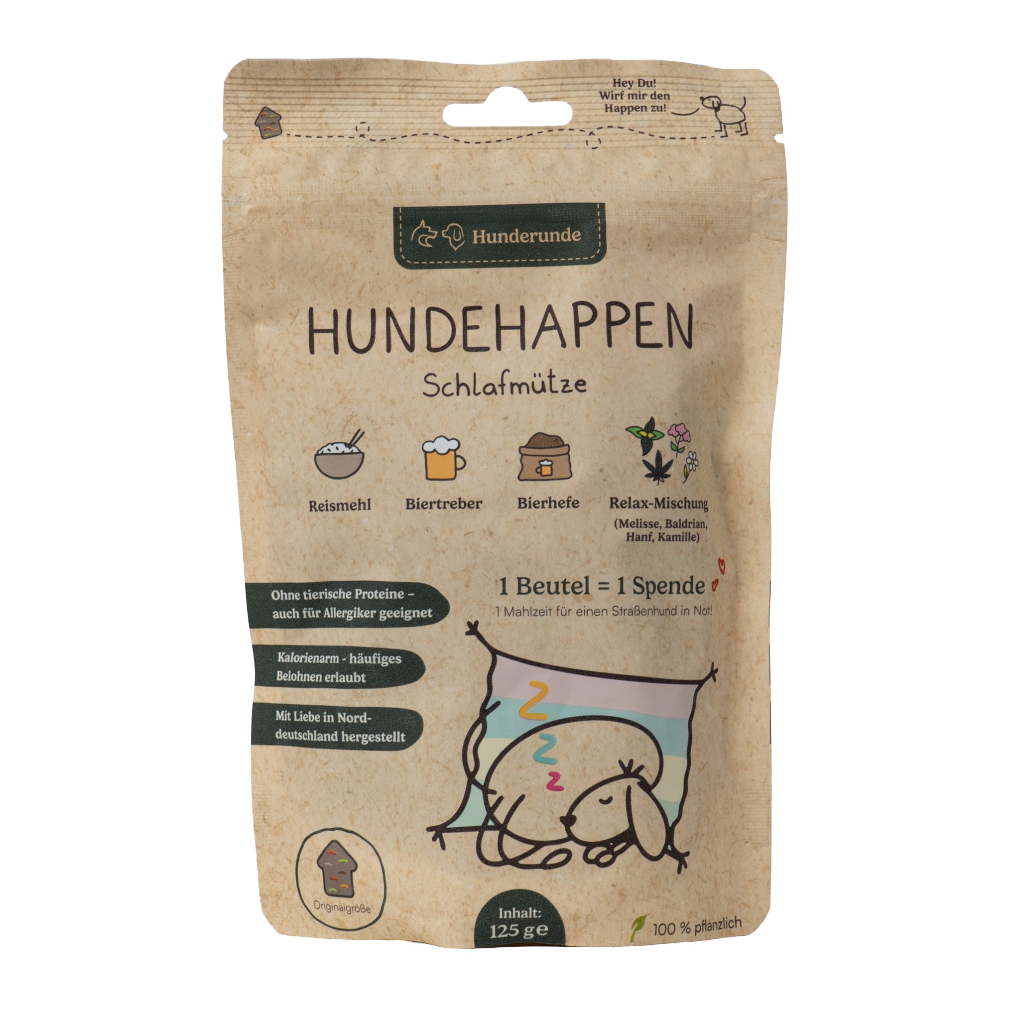 Hunderunde's Vegane Hundehappen – Schlafmütze