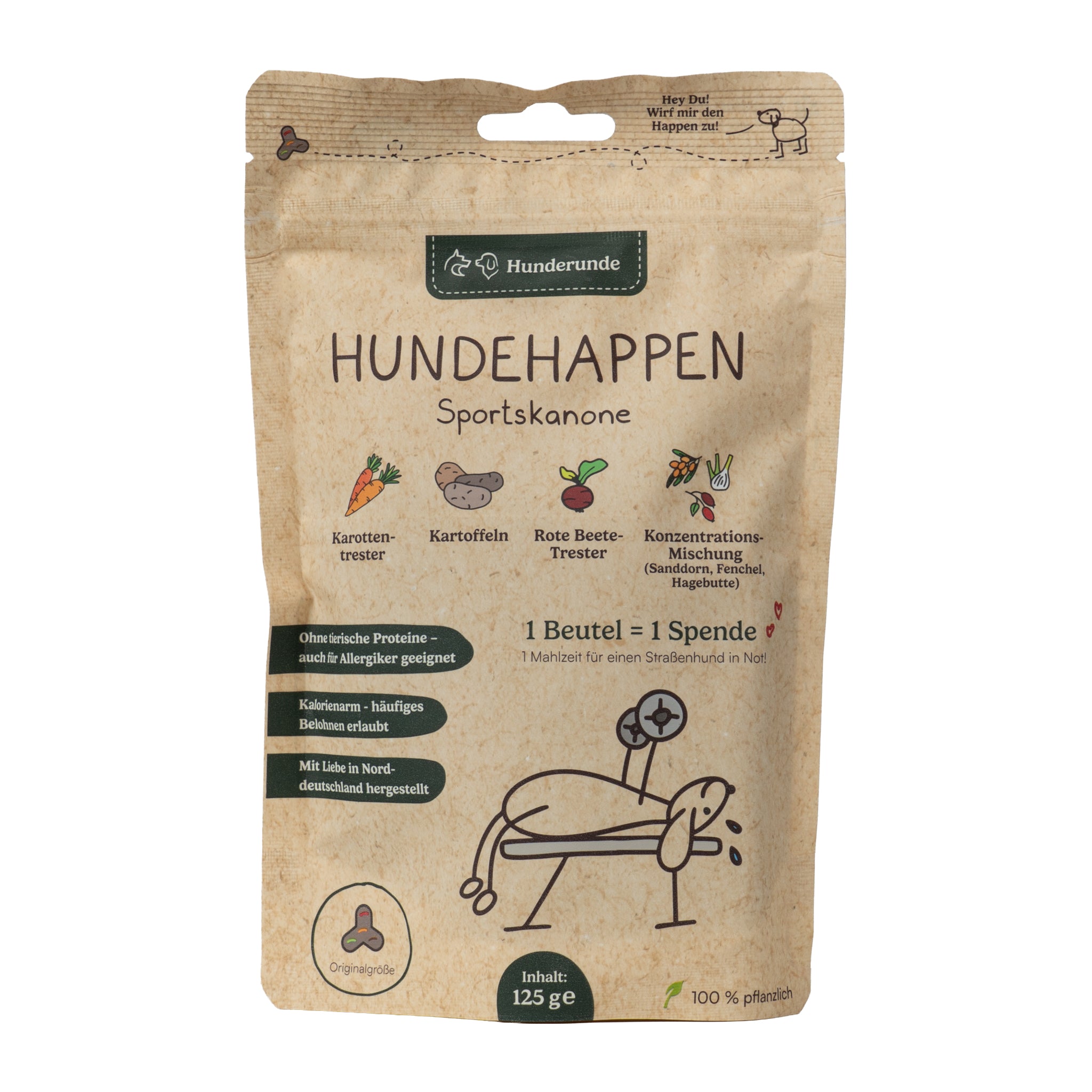 Hunderunde's Vegane Hundehappen – Sportskanone