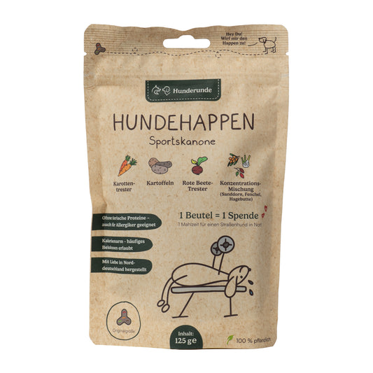 Hunderunde's Vegane Hundehappen – Sportskanone