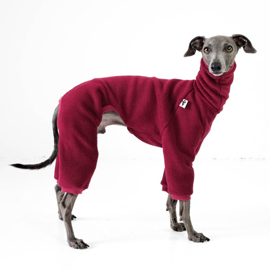 Windspiel Fleece Overall Bordeaux