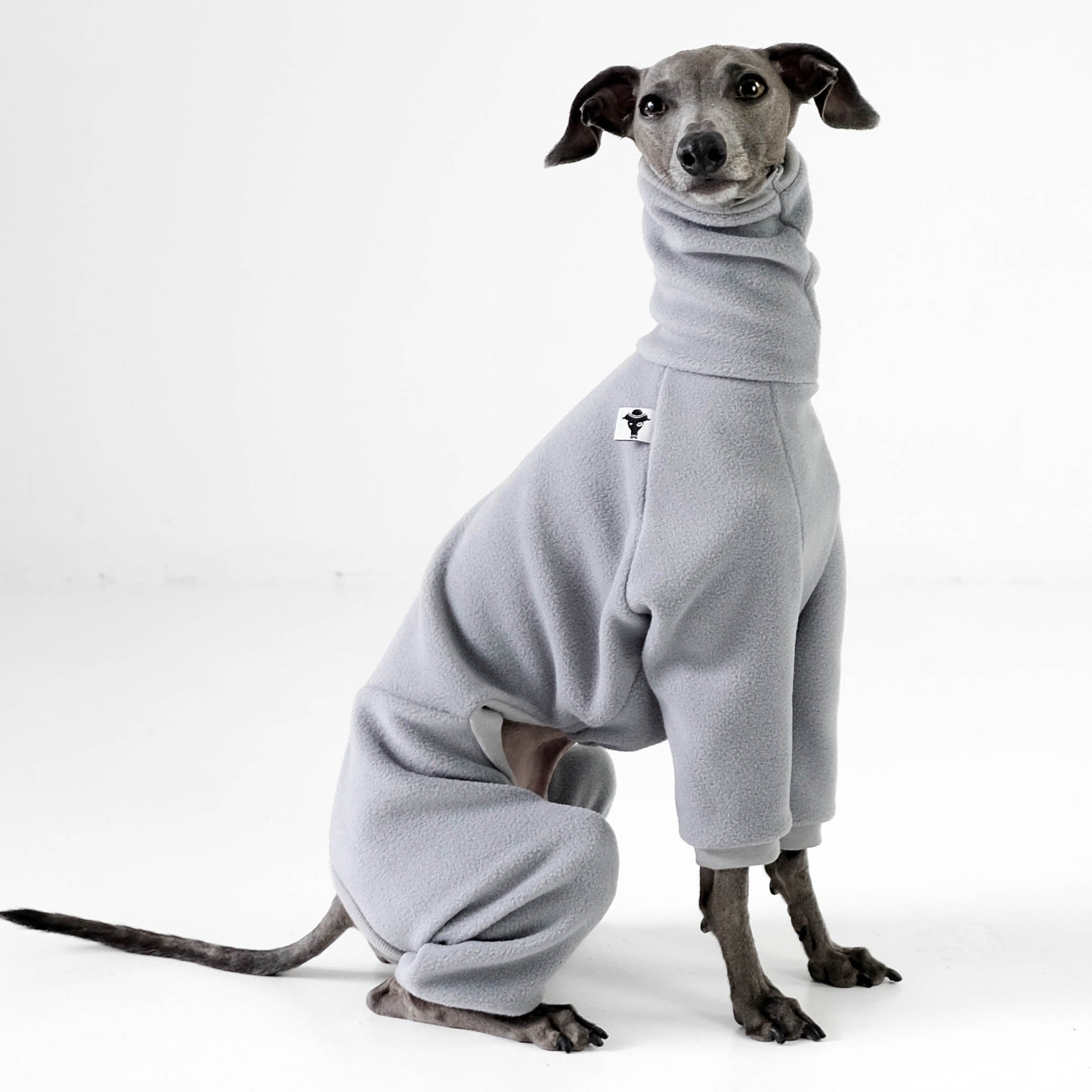 IG fleece overall light gray