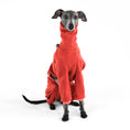 Load image into Gallery viewer, Italian Greyhound Fleece Jumpsuit Terracotta
