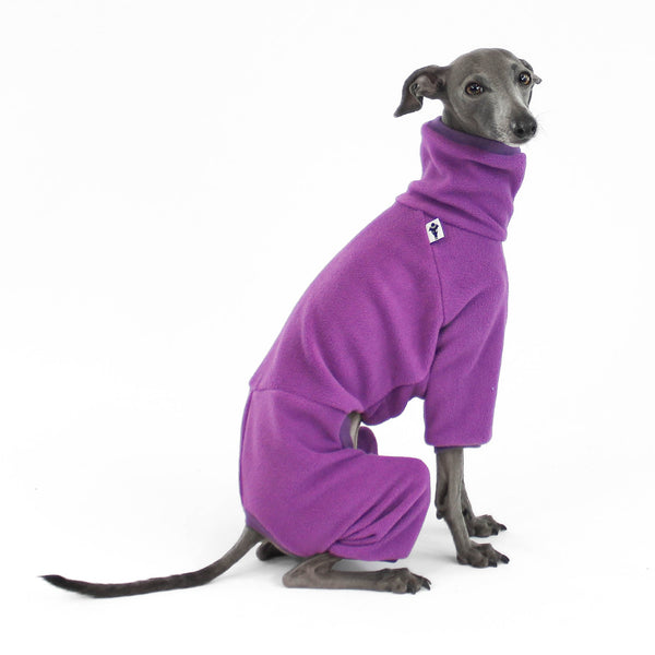 Windspiel Overall in Violet Fleece