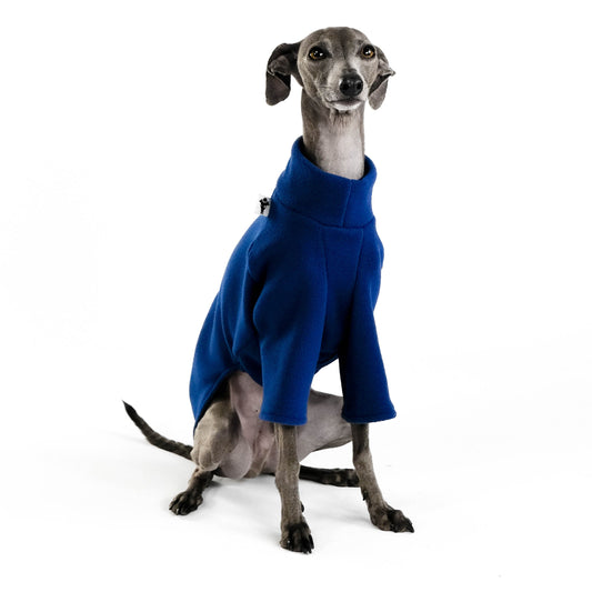Fleece Pullover für Windspiele in Navy