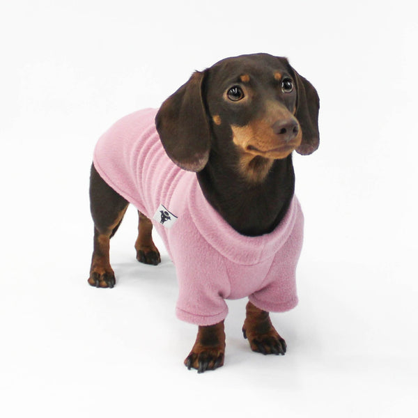 Dackel Fleece Pullover Mukberry