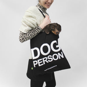 Jutebeutel "Dog Person"