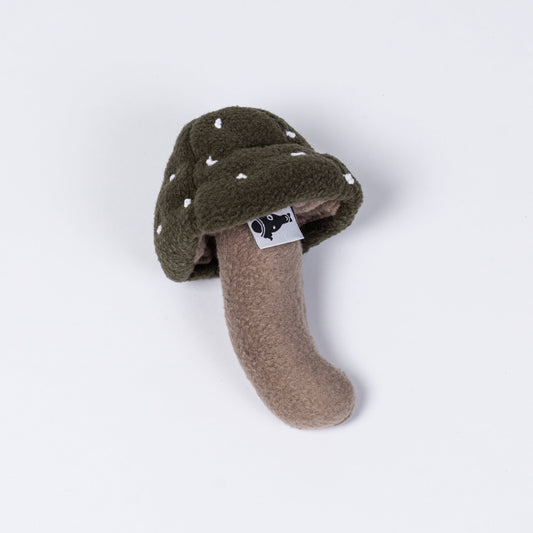 Detailansicht des einzigartigen Stoffpilzes aus 100% Polyester.