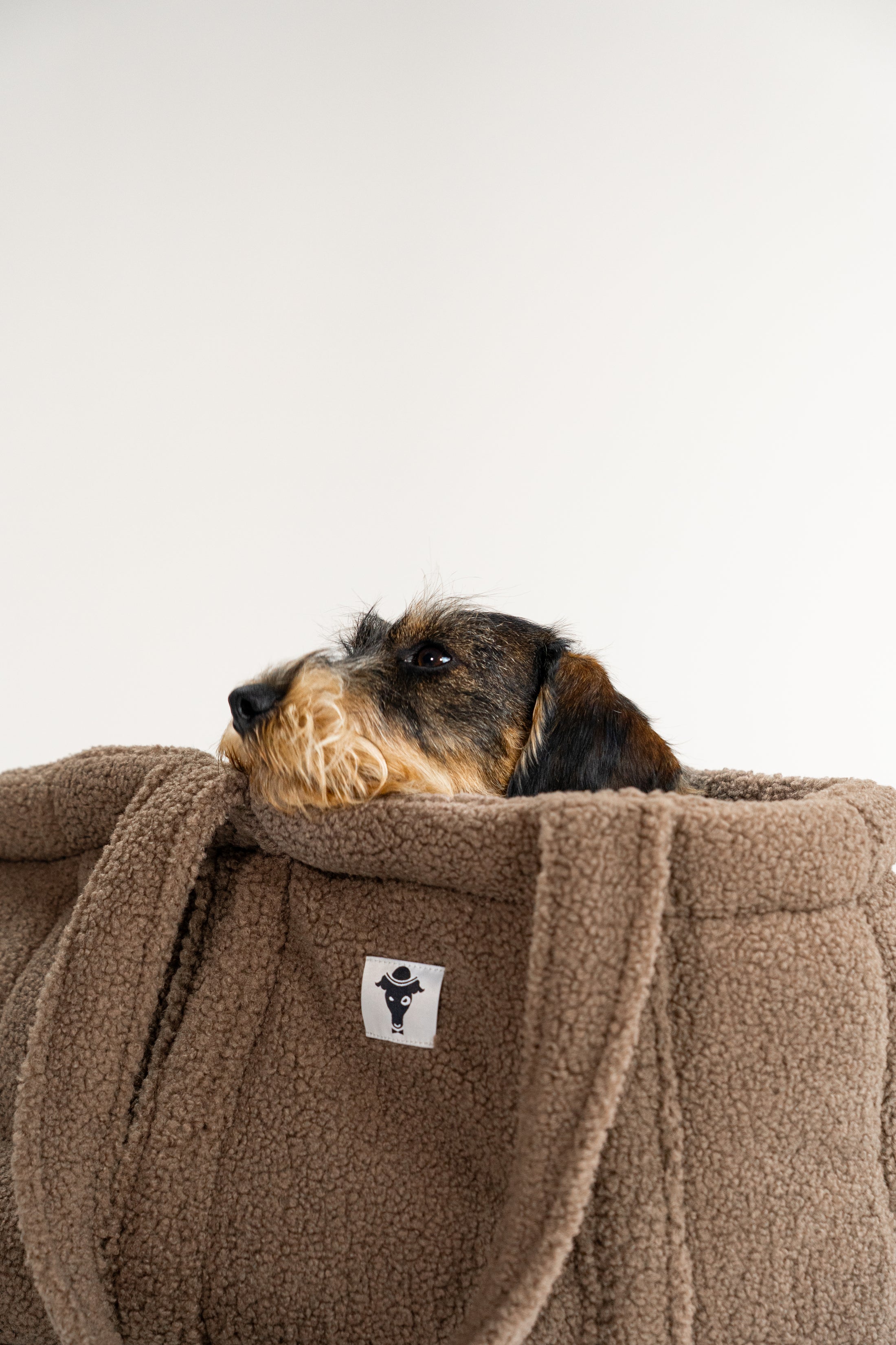 Teddy Tasche Dackel Walnut