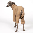 Load image into Gallery viewer, Overall Iggy Camel – Hundekleidung für Dackel, Windspiele und Whippets – Rückenansicht
