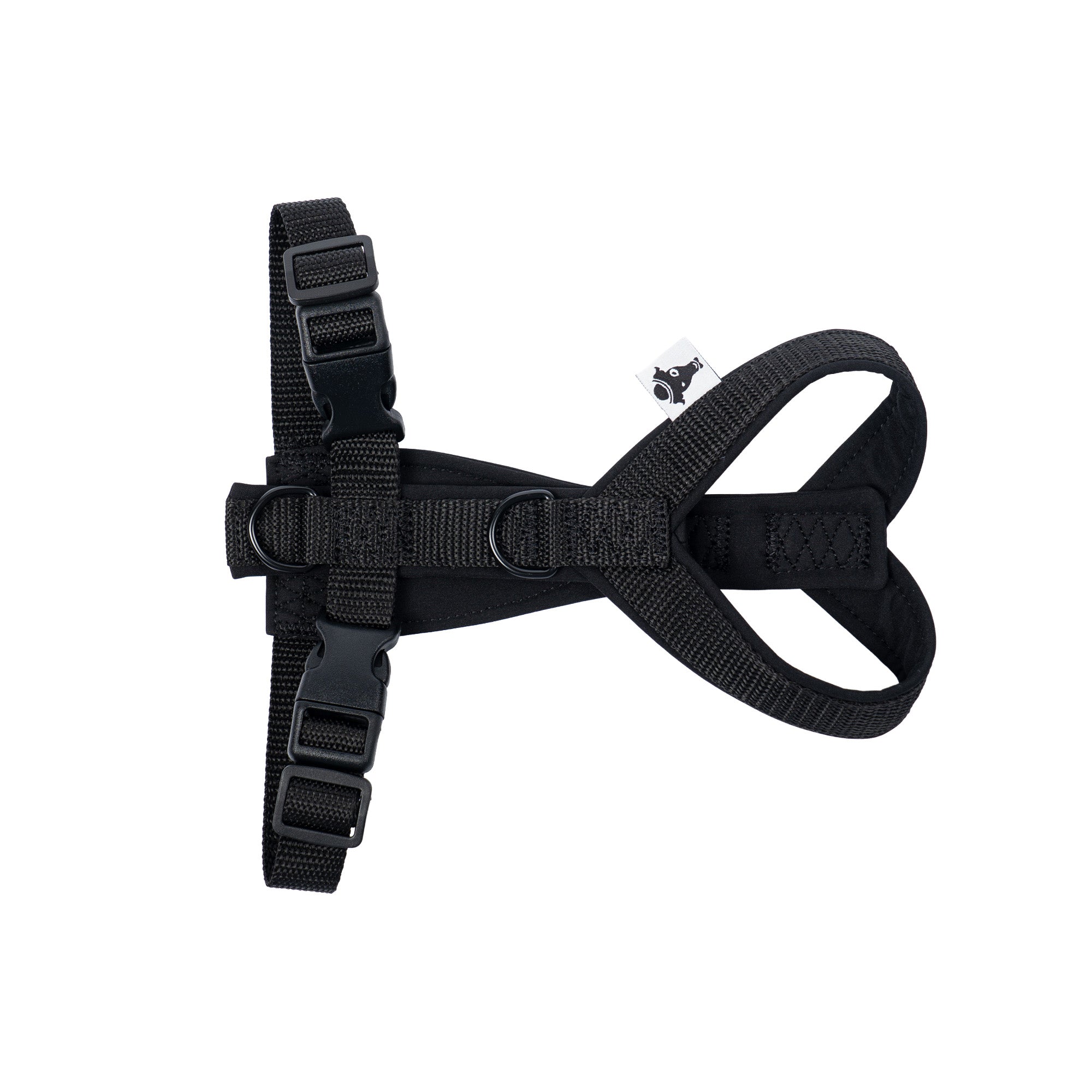 SOFTSHELL DOG ​​HARNESS for Dachshunds Black